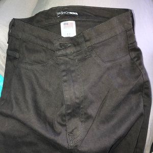 High Waisted Black Fashion Nova Jeggings